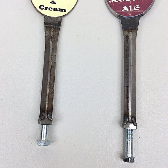 Lot 2 Fearless Brewing Company Beer Tap Handles Scottish Ale Quaff Peaches Cream - Picture 3 of 6